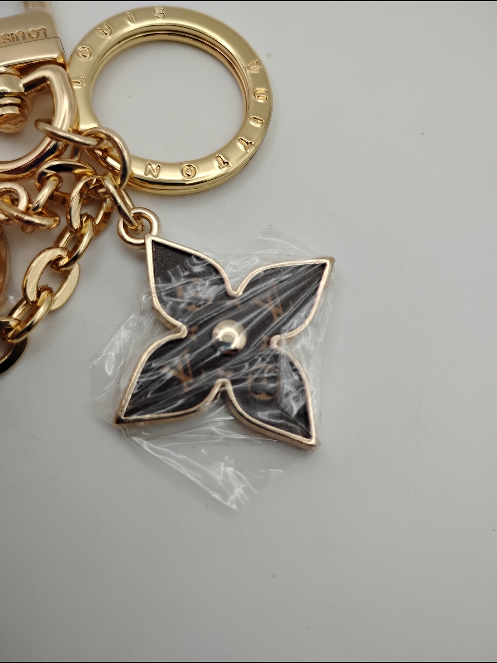 Louis Vuitton Pink and Gold Monogram Key Charm - Picture 5 of 10